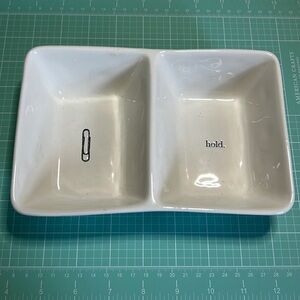 Rae Dunn “HOLD” tray. No chips/cracks - Moving Sale